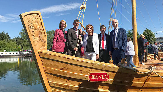 Schiffstaufe der Bissula am 5. Juli 2019 in Trier